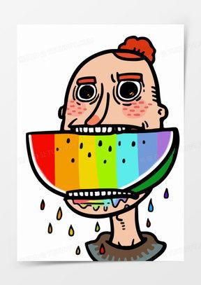 熊猫重重吃瓜,瓜界新宠，趣味横生的美食之旅